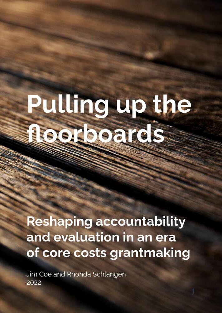 Pulling up the floorboards report cover